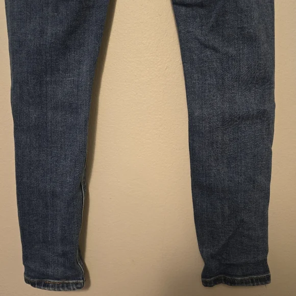 WAX JEAN BUTT I LOVE YOU Distressed Skinny Denim Jeans Light Wash Fade Size 7/28 - Picture 14 of 17
